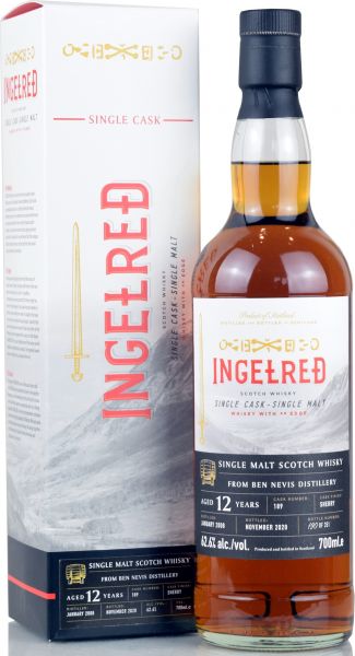 Ben Nevis 12 Jahre 2008/2020 Sherry Cask Blackadder Ingelred 62,6% vol.