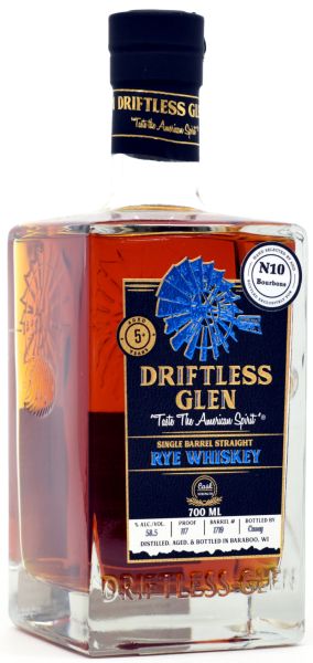 Driftless Glen Single Barrel Straight Rye Whiskey #1719 for N10 58,5% vol.