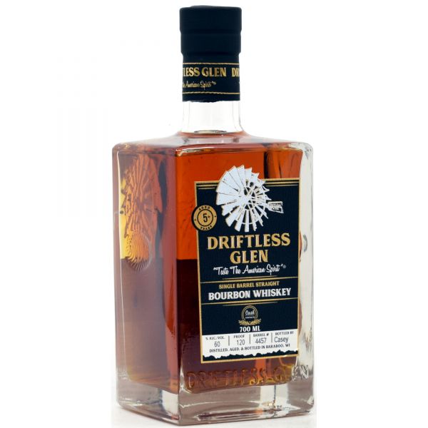 Driftless Glen Single Barrel Straight Bourbon Whiskey #4457 60% vol.