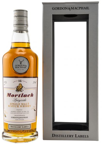 Mortlach 15 Jahre Gordon & MacPhail Distillery Label 46% vol.