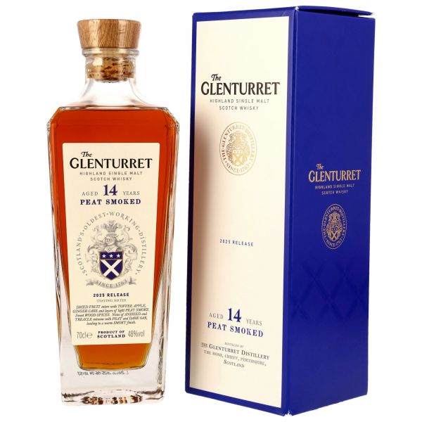 Glenturret 14 Jahre Peat Smoked Release 2025 48% vol.