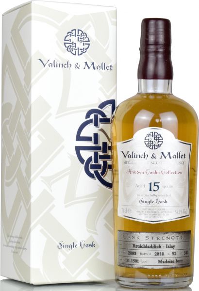 Bruichladdich 15 Jahre 2003/2018 Madeira Butt Valinch & Mallet 54,1% vol.