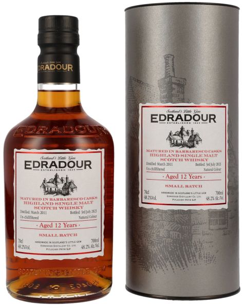 Edradour 12 Jahre 2011/2023 Barbaresco Cask 48,2% vol.