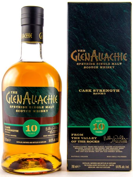 Glenallachie 10 Jahre Cask Strength Batch #2 54,8% vol.
