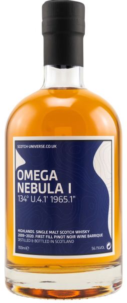 Omega Nebula I 2009/2020 1st Fill Pinot Noir Scotch Universe 56,1% vol.