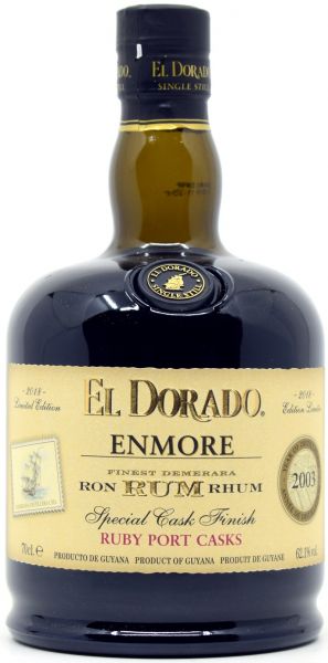 Enmore 2003/2018 Ruby Port Casks El Dorado Guyana Rum 62,1% vol.