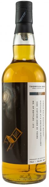 Speyside Malt 22 Jahre 1998/2020 Thompson Bros 54,5% vol.
