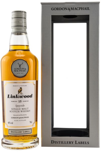 Linkwood 15 Jahre Gordon &amp; MacPhail Distillery Label 46% vol.