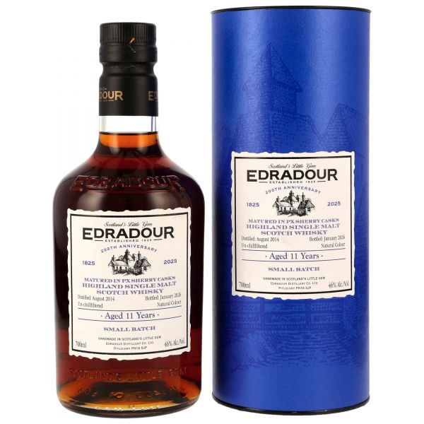 Edradour 11 Jahre 2014/2026 PX Sherry Casks 200th Anniversary 46% vol.