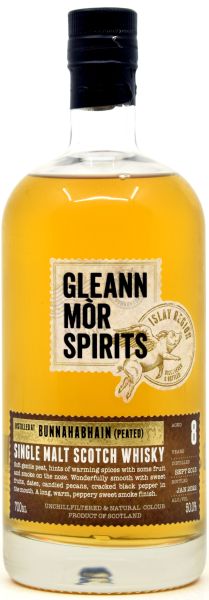 Bunnahabhain (peated) 8 Jahre 2013/2022 Gleann Mor 50% vol.