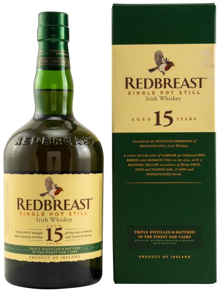 Redbreast 15 Jahre 46% vol.