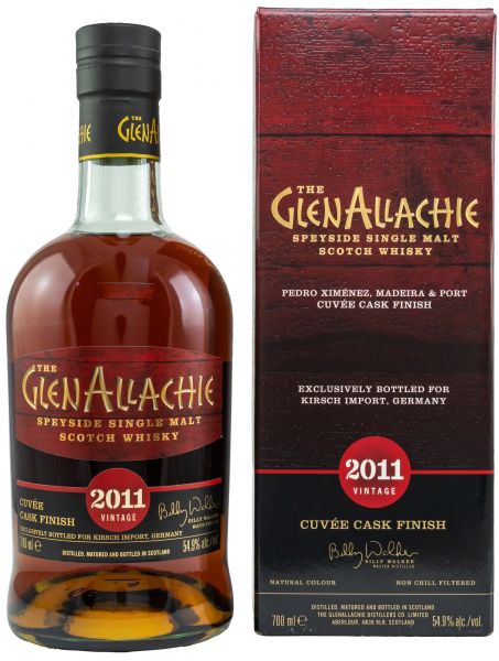 Glenallachie 2011/2022 Pedro Ximénez, Madeira & Port Cuvée Cask Cuvée Cask Finish 54,9% vol.