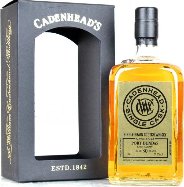 Port Dundas 30 Jahre 1988/2019 Cadenhead 51,3% vol.