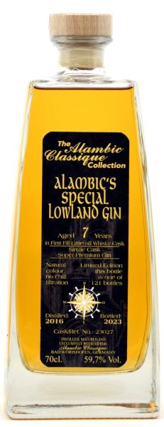 Alambic's Special Lowland Gin 2016/2023 Littlemill Cask Alambic Classique 59,7% vol.