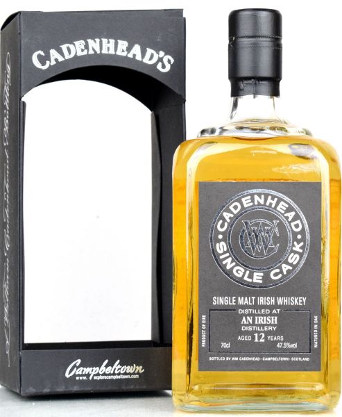 An Irish 12 Jahre 2006/2018 Cadenhead for belgium 47,5% vol.