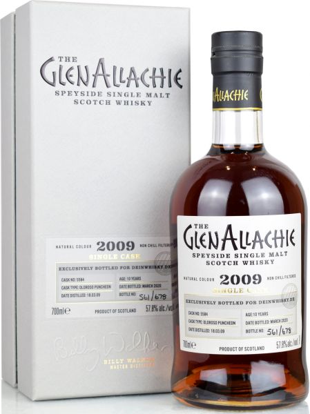 Glenallachie 2009/2020 Oloroso Sherry Single Cask for deinwhisky.de #5584 57,8% vol.