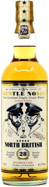 North British 28 Jahre 1991/2020 Jack Wiebers Gentle Noses 42,5% vol.