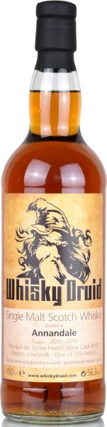 Annandale 3 Jahre 2015/2019 Marquis de Terme Wine Cask Whisky Druid 56,3% vol.
