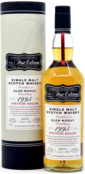 Glen Moray 26 Jahre 1995/2022 First Editions 50,1% vol.