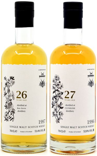 White Label Set - Clynelish 1996/2023 & Ben Nevis 1997/2023