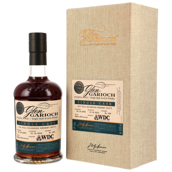 Glen Garioch 2003/2024 1st Fill Oloroso Single Cask #808 for WDC 53,9% vol.