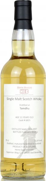 Tamdhu 11 Jahre 2007/2019 #6825 HEB 51,8% vol.