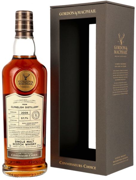 Clynelish 15 Jahre 2009/2024 Sherry Cask Gordon & MacPhail Cask Strength #307223 57,7% vol.