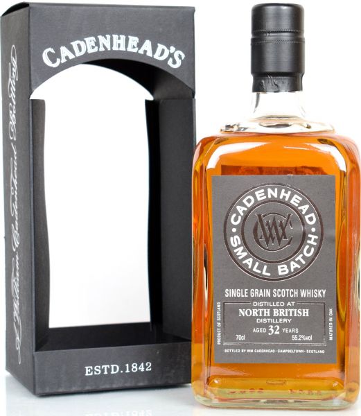 North British 32 Jahre 1985/2018 Cadenhead 55,2% vol.