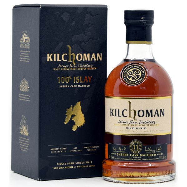 Kilchoman 11 Jahre 100% Islay Sherry Cask Matured 50% vol.