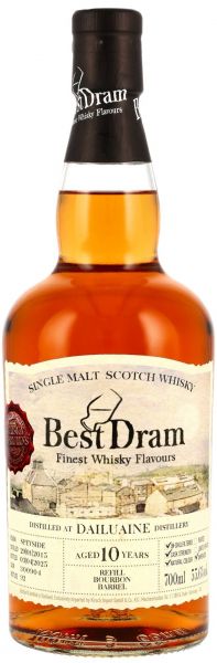 Dailuaine 10 Jahre 2015/2025 Bourbon Barrel Best Dram 55,6% vol.