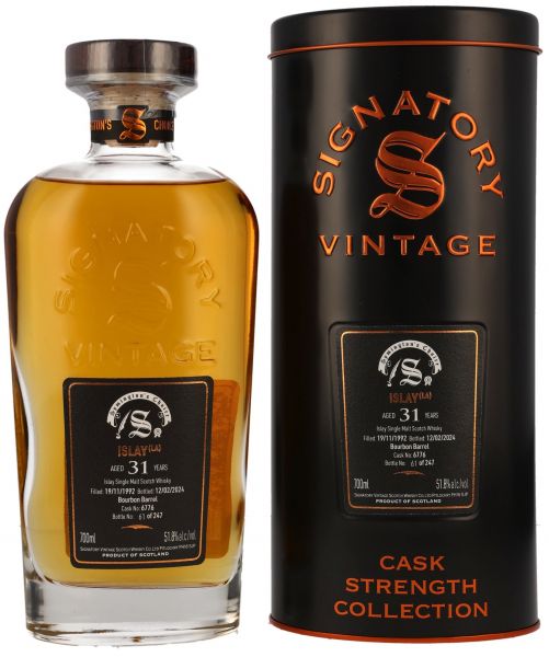 Unnamed Islay 31 Jahre 1992/2024 Symingtons Choice Signatory Cask Strength #6776 51,8% vol.