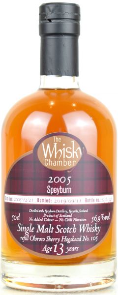 Speyburn 13 Jahre 2005/2019 Oloroso Sherry Cask The Whisky Chamber 56,9% vol.