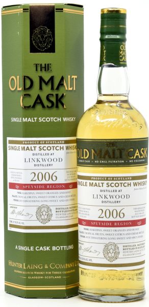 Linkwood 17 Jahre 2006/2024 Hunter Laing Old Malt Cask 50% vol.