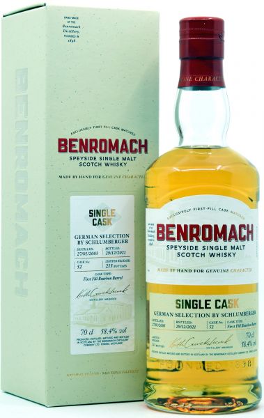 Benromach 18 Jahre 2003/2021 German Selection 58,4% vol.