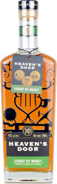 Heaven&#039;s Door Tennessee Straight Rye 43% vol.