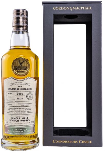 Aultmore 16 Jahre 2005/2021 Gordon & MacPhail Cask Strength 59,2% vol.