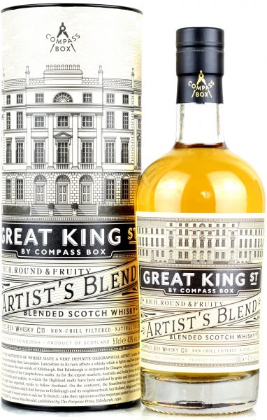 Great King Street Artist's Blend Compass Box 43% vol.