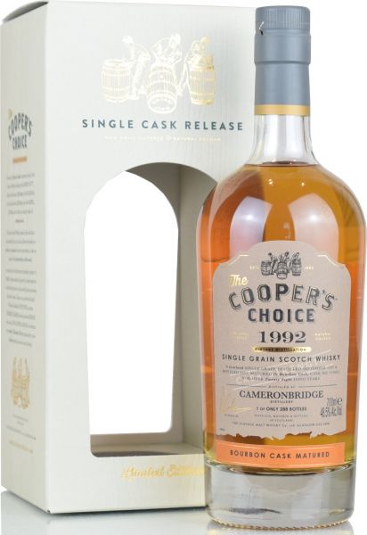 Cameronbridge 28 Jahre 1992/2021 Cooper's Choice 48,5% vol.