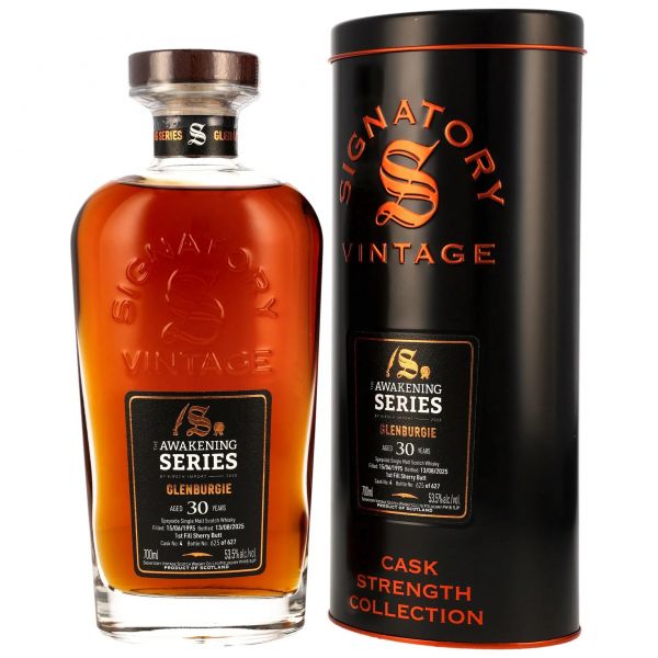 Glenburgie 30 Jahre 1995/2025 1st Fill Sherry #4 Signatory The Awakening Series 53,5% vol.