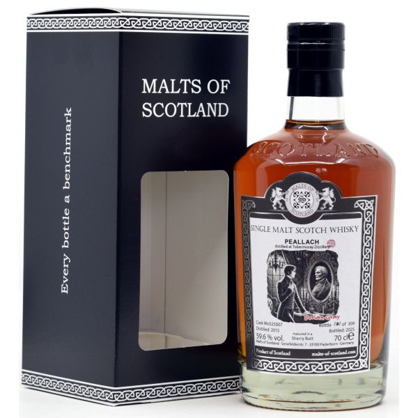 Peallach 2015/2025 Sherry Cask Malts of Scotland Mystic Tales &quot;Dorian Gray&quot; 59,6% vol.