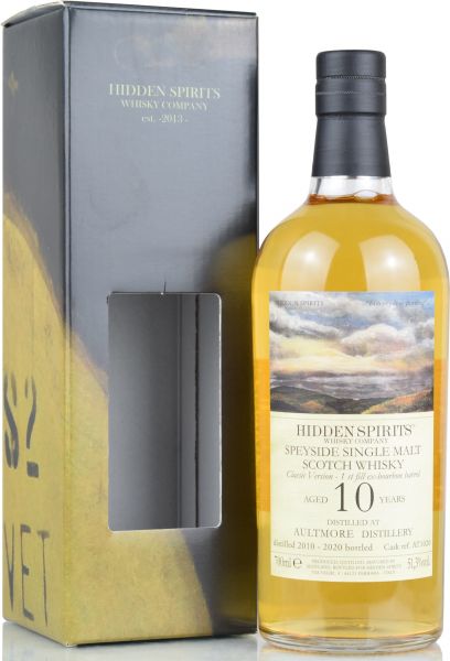 Aultmore 10 Jahre 2010/2020 Hidden Spirits Highproof 51,3% vol.