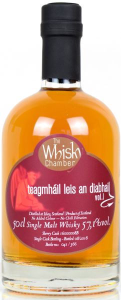Teagmháil leis an diabhail Vol. I Sherry Cask The Whisky Chamber 57,1% vol.
