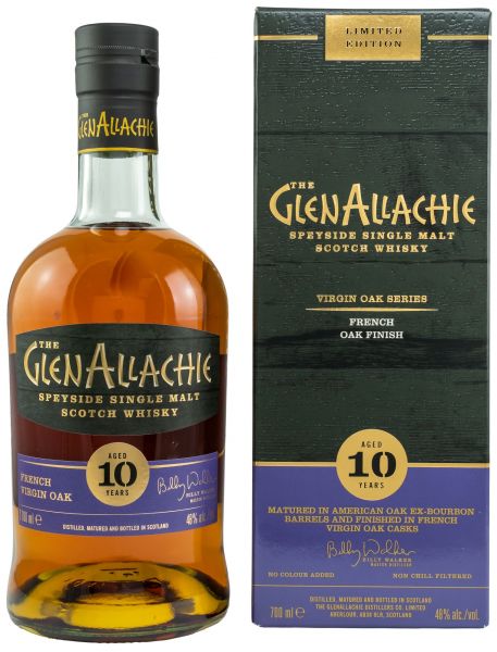 Glenallachie 10 Jahre French Oak Finish Virgin Oak Series 48% vol.