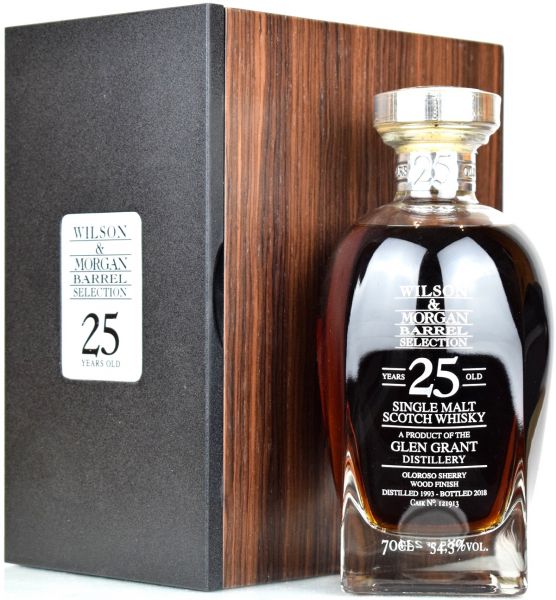 Glen Grant 25 Jahre 1993/2018 Oloroso Sherry Cask Wilson & Morgan 54,3% vol.