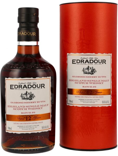 Edradour 12 Jahre 2012/2024 Oloroso Cask Strength #3 58,6% vol.