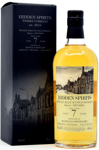 Benriach 2015/2022 Hidden Spirits Classic Version 48% vol.