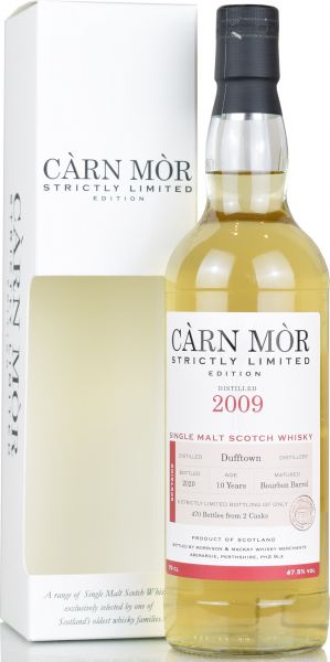 Dufftown 10 Jahre 2009/2020 Carn Mor Strictly Limited 47,5% vol.