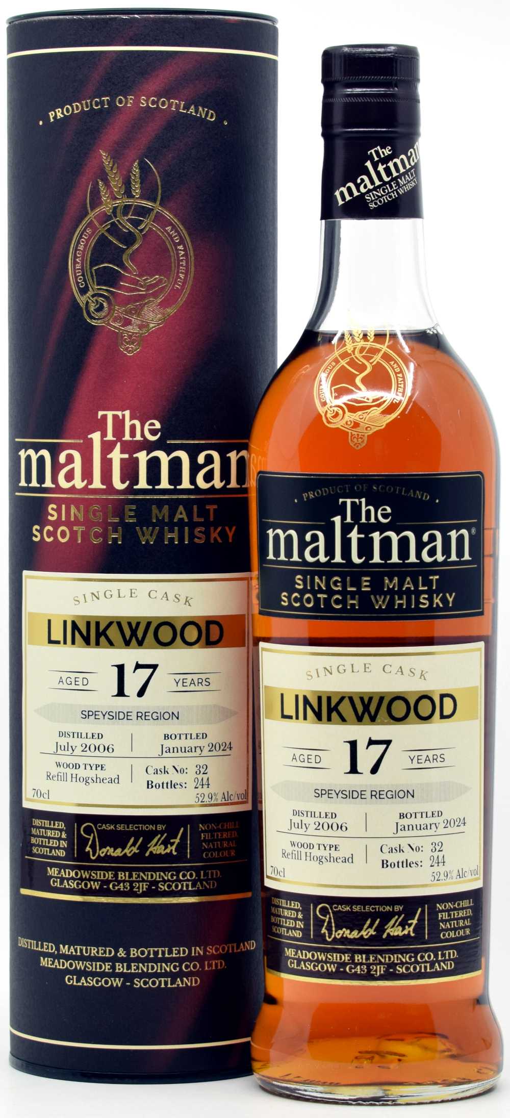 Linkwood 17 Jahre 2006/2024 The Maltman 52,9% vol. - hier kaufen
