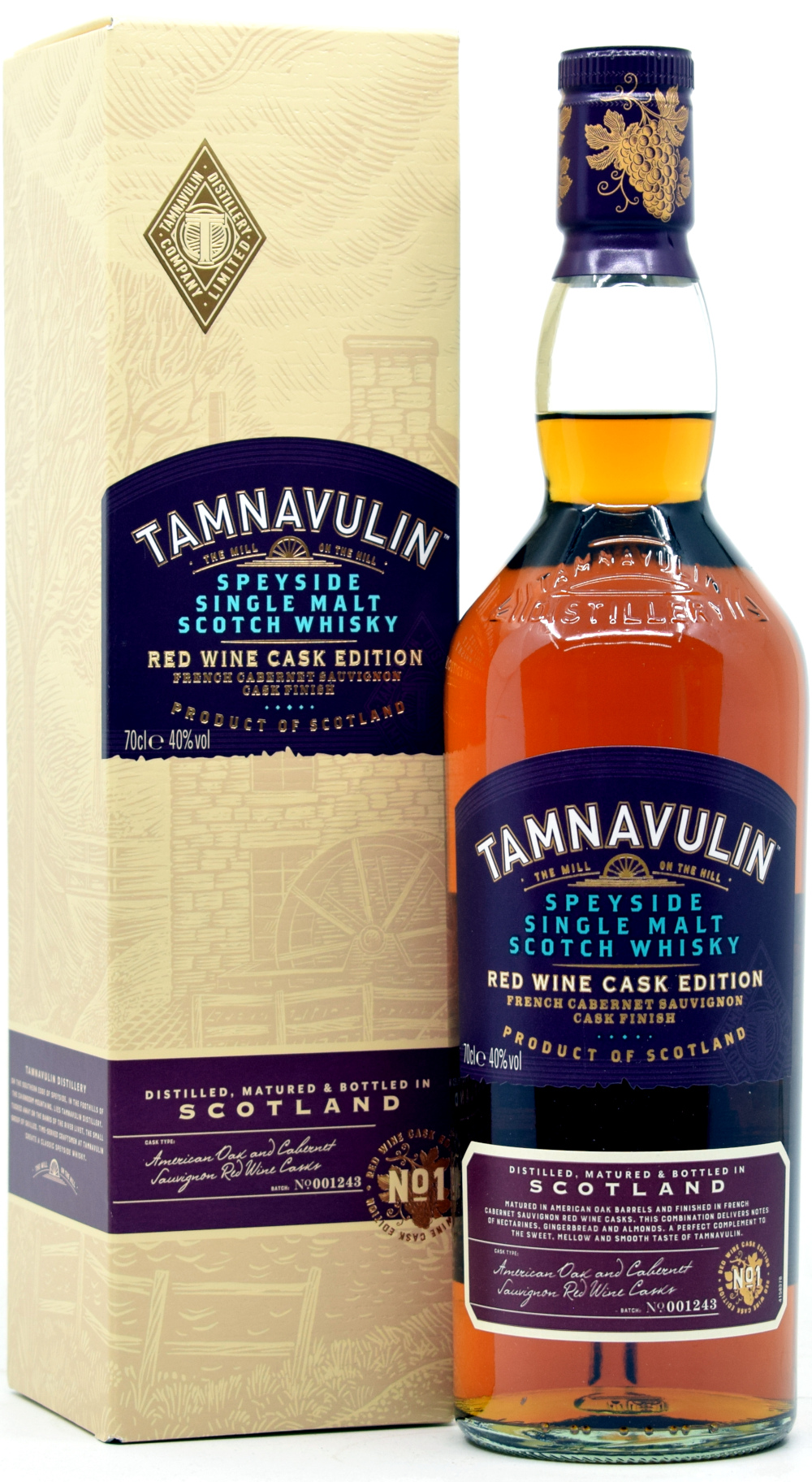 Tamnavulin Red Wine Cask Edition French Sauvignon hier