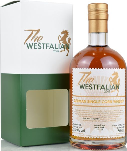 The Westfalian 2015/2020 New Oak Barrel German Single Corn #103 53,9% vol.